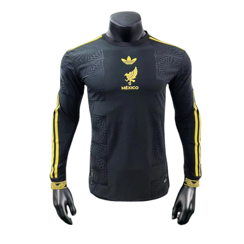 Camisa México 25/26 Edição Copa Ouro - Preto - Manga Longa