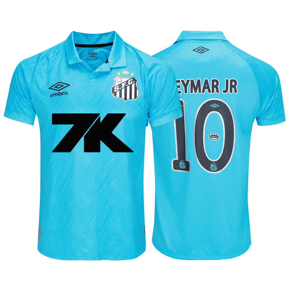 Camisa Santos III Azul Edição Especial 25/26 – Neymar Jr 7K