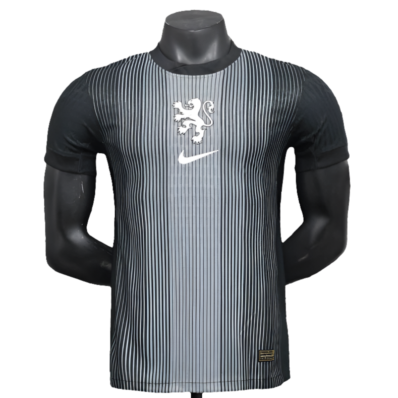 Camisa Países Baixos 25/26 Goleiro - Preto - Versão Jogador