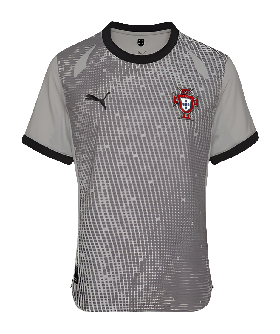 Camisa Portugal 25/26 Goleiro - Cinza - Versão Torcedor