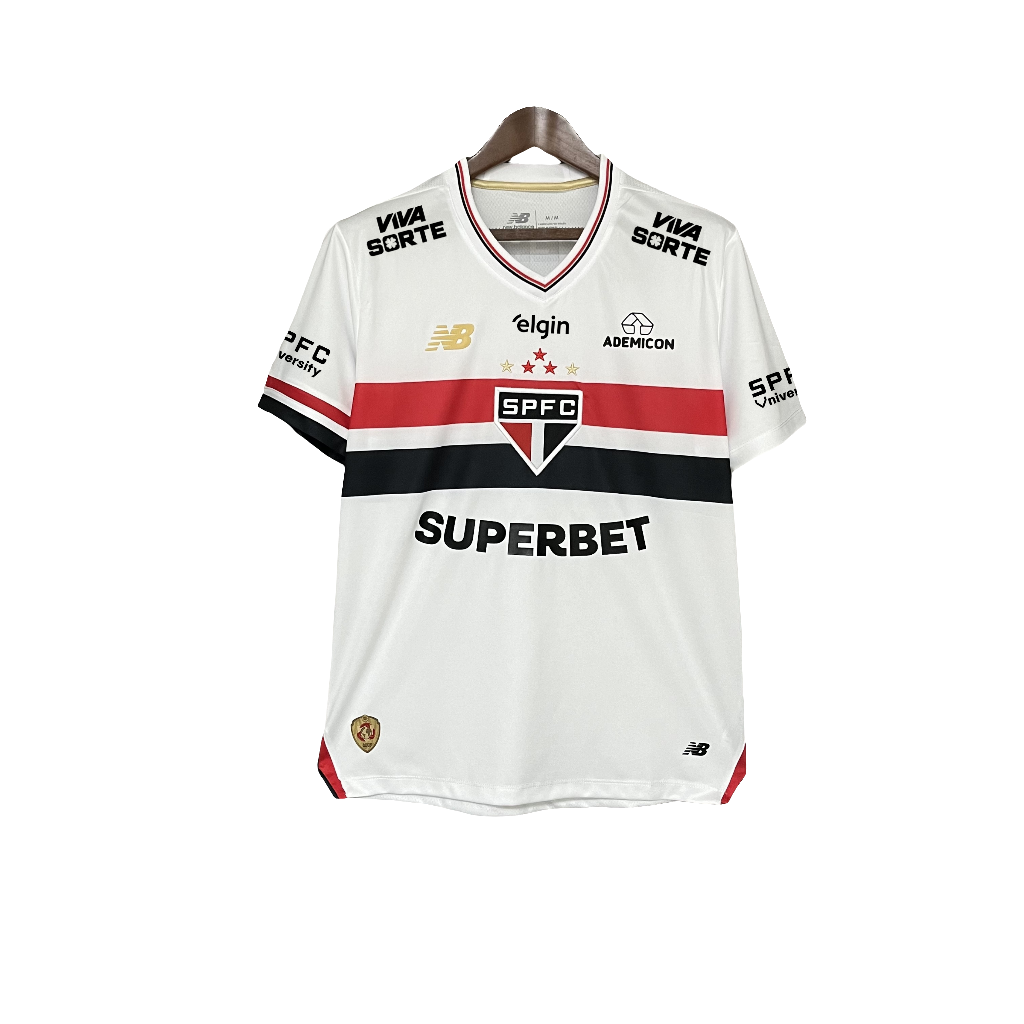 Camisa São Paulo I 25/26 - Todos os Patrocínios