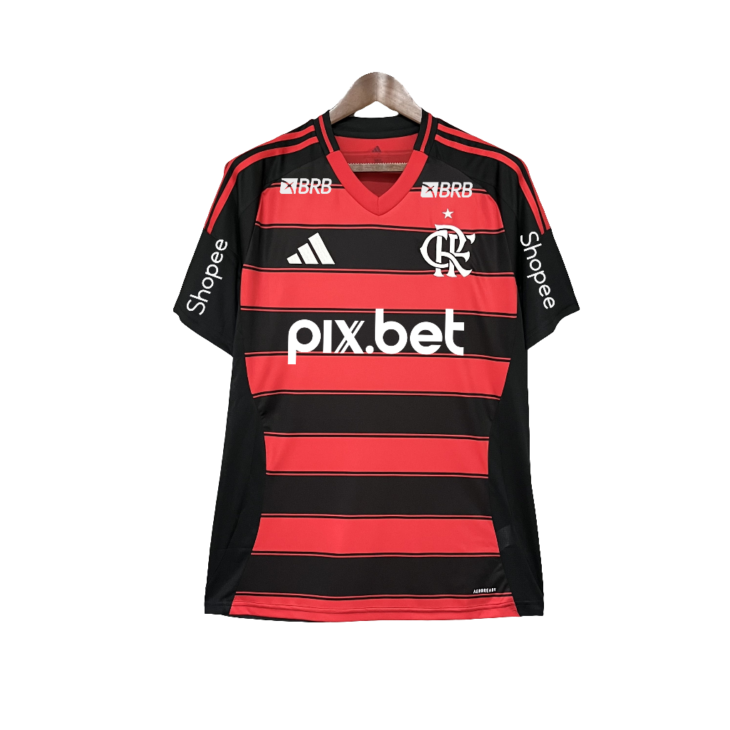 Camisa Flamengo I 25/26 - Todos os Patrocínios