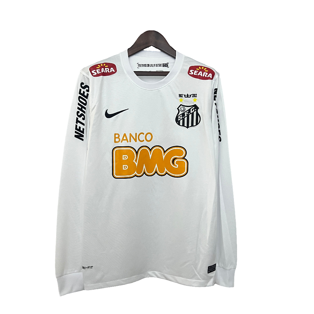 Camisa Santos I 2012 Retrô Manga Longa