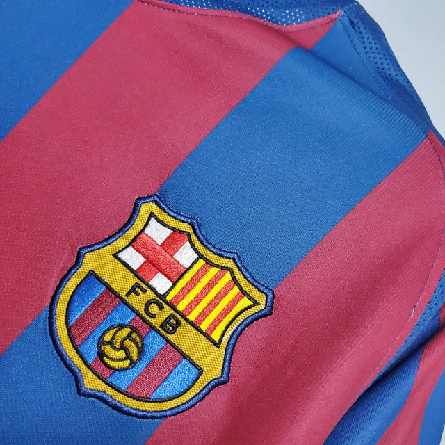Camisa Barcelona Retrô 06/07 Ronaldinho