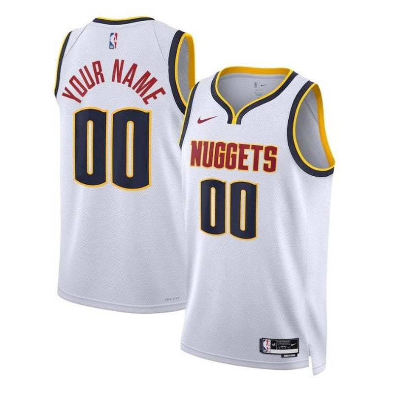 Camisa NBA - Denver Nuggets - 2023 Branco - Edição Associação