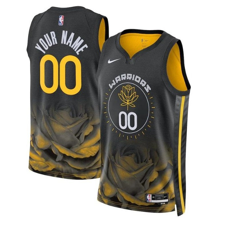 Camisa NBA - Golden State Warriors - 2023 - Edição Cidade - Preto