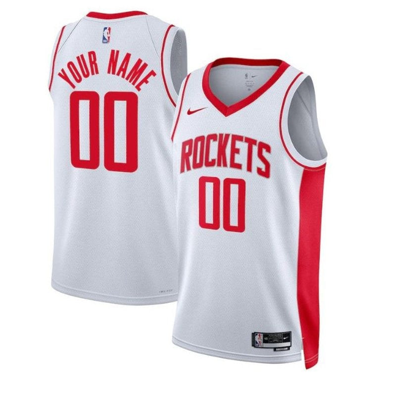 Camisa NBA - Houston Rockets - 2023 Branco - Edição Associação