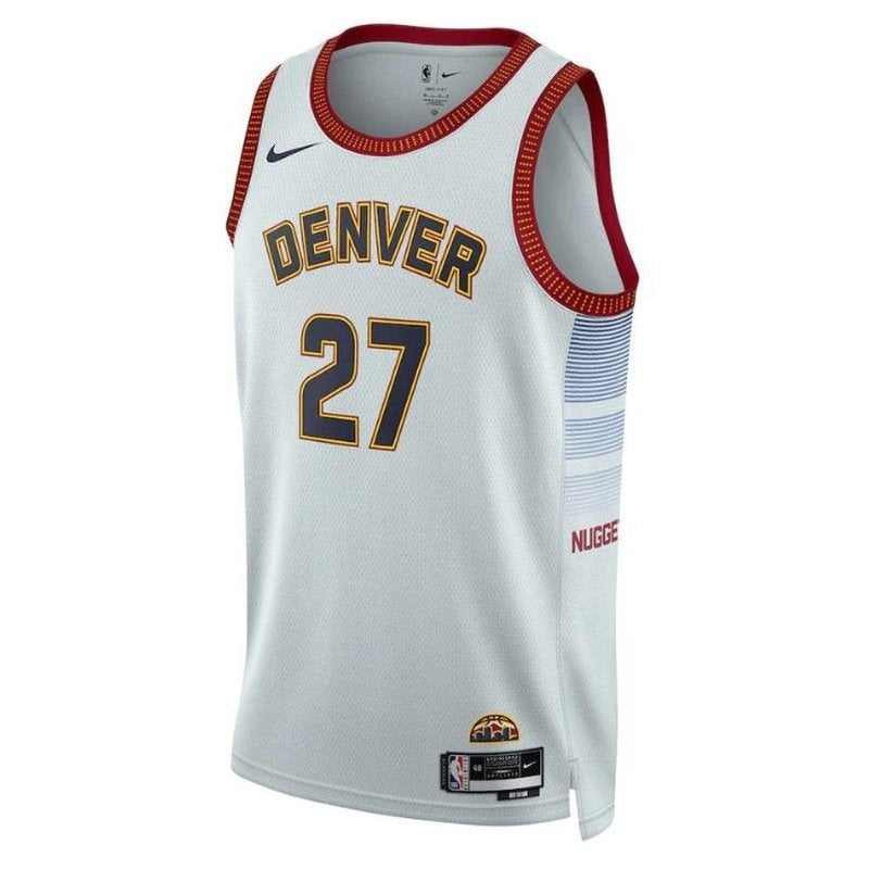 Camisa NBA Jamal Murray - Denver Nuggets - 2023 - Edição Cidade - Prata
