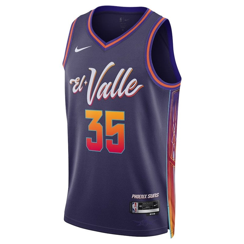 Camisa NBA Kevin Durant - Phoenix Suns - 23/24 - Roxo - Edição Cidade