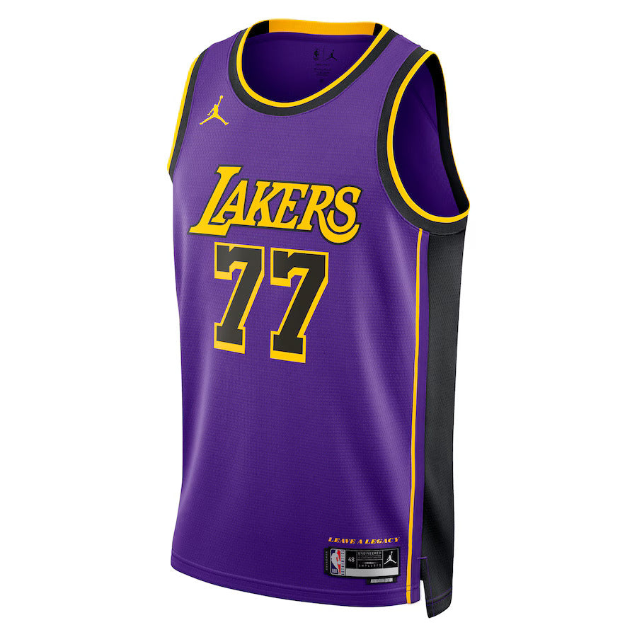 Camisa NBA Luka Dončić - Los Angeles Lakers - Edição de Impacto 2024 - Roxo - Unisex