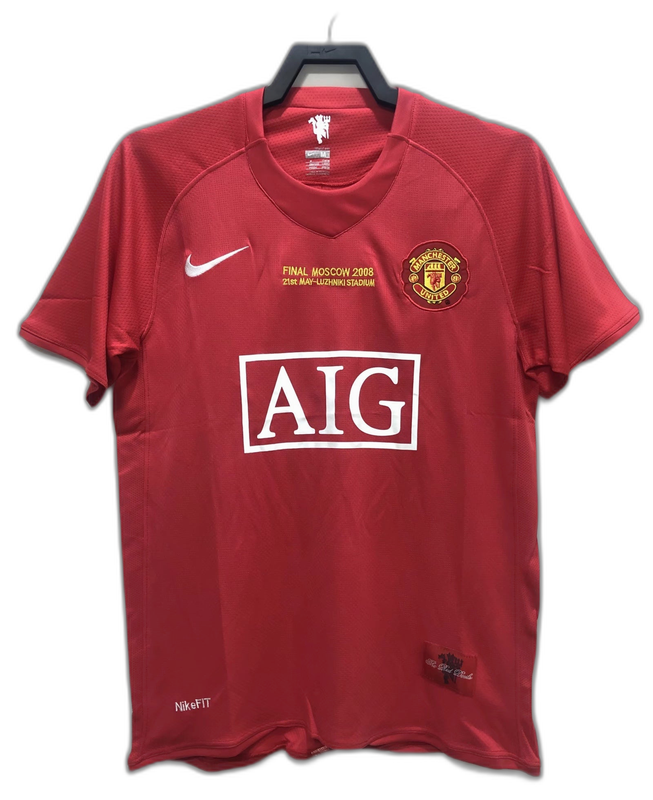 Camisa Manchester United I 07/08 - Versão Retrô