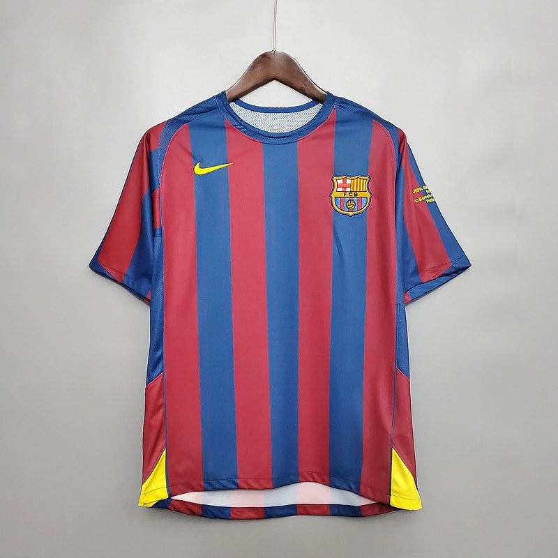 Camisa Barcelona Retrô 06/07 Ronaldinho