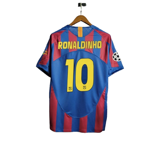 Camisa Barcelona Retrô 06/07 Ronaldinho