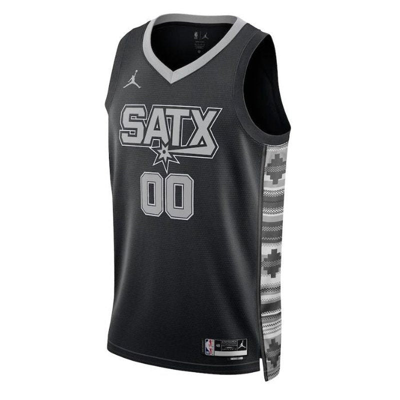 Camisa NBA - San Antonio Spurs - 2023 - Edição de Impacto - Preto