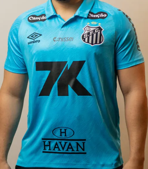Camisa Santos III 25/26 todos os patrocínios