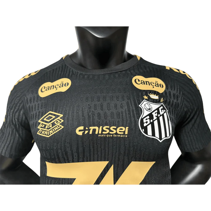 Camisa Santos Treino 25/26 todos os patrocínios Versão Jogador