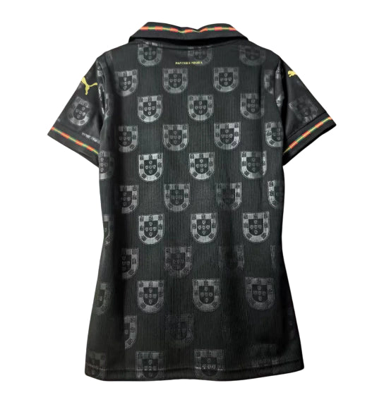Camisa Portugal Pantera Negra Feminina