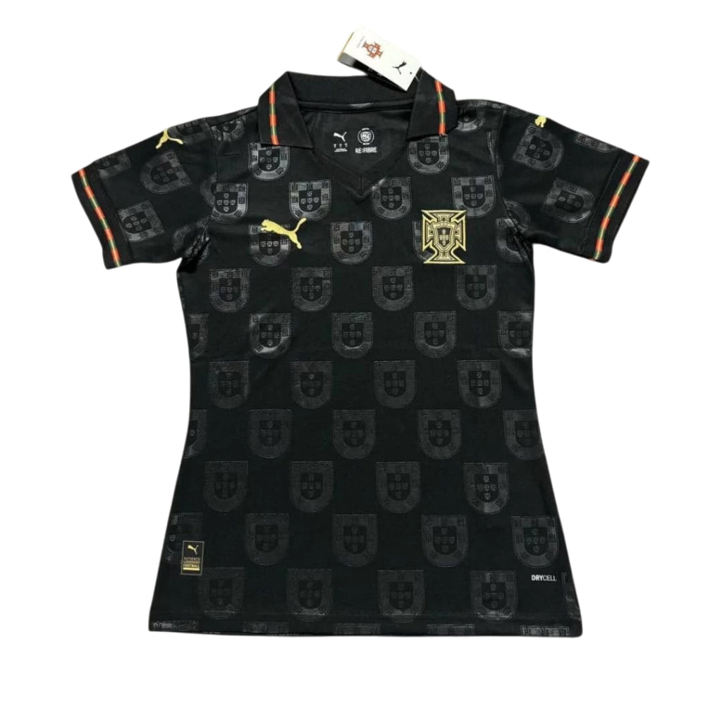 Camisa Portugal Pantera Negra Feminina