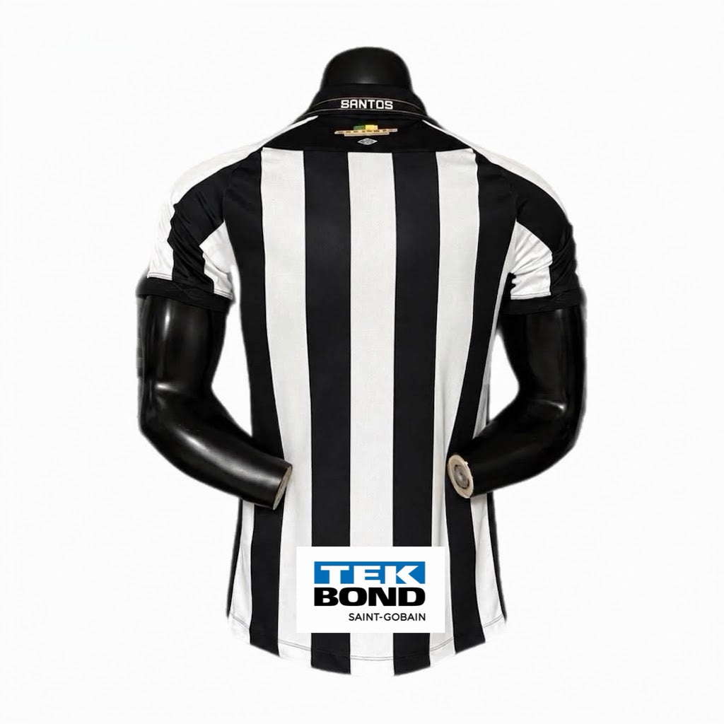 Camisa Santos II 26/27 Modelo Jogador todos os patrocínios